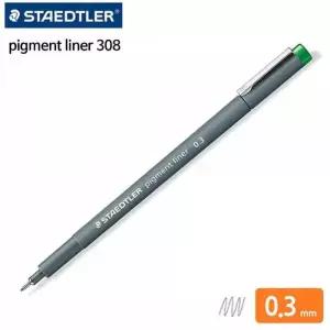 0.3mm 10개입 그린 라이너펜 제도용 드로잉 칼라펜 팬 필기구