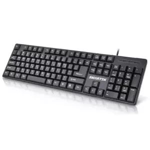 스마텍 STK-1000 유선 키보드 스킨 포함 PC연결 사무용 PC 컴퓨터