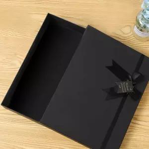 선물상자 블랙 리본 고급 용박스선물 생일포장