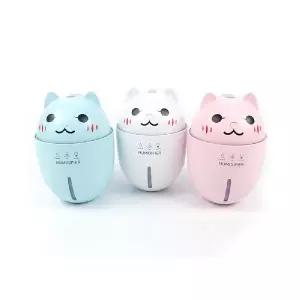 삼우 LED 캣 가습기귀여운 인테리어 습도조절 실내 사무실책상 미니 1인 예쁜