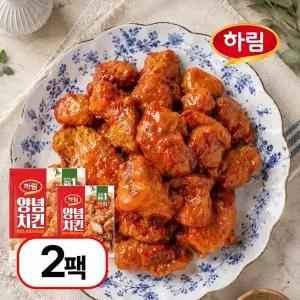 [G] [하림] 매콤달달 닭다리살 치킨 600g x 2팩