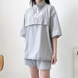 여자 여성 반바지 아노락 츄리닝 트레이닝세트 반팔