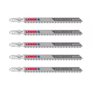 레녹스 LXKRB512XT5 목재용 클린컷 직소날 114mm 5P작업용 톱날 직쏘 쏘기 절삭공구 직소