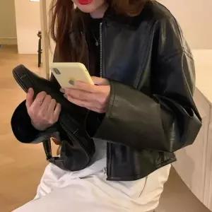 라이더자켓 내추럴 포켓 여성 데일리핏 지퍼 라이더 자켓