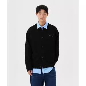 와키윌리 WACKY WILLY 타이포 로고 라운드넥 가디건 블랙 WA2503CD02BK 244145