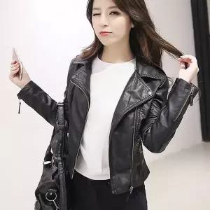 [하프클럽/셀럽하우스]가죽자켓 데일리 여성 집업 라이더자켓 레더 점퍼