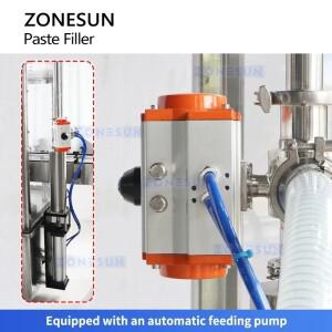 Zonesun 기어 펌프 필러 서보 액체 충전기 자동 병 장비 먼지 커버 포함 ZS-GPSV2
