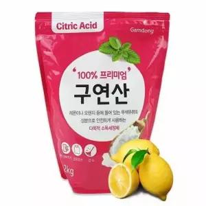 감동 구연산2kg 천연섬유 유연제 청소용세제