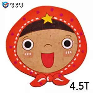 보자기 소녀 4.5T 연결구멍 없음X 체험용 우드아트방학숙제 목재모형 조립키트 완구