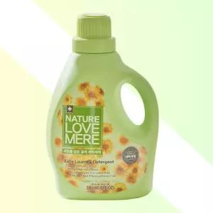 네이쳐러브메레 아기세탁세제 국화 용기형 1800ml 유아세탁세제 아기옷세제 베이비세제 액체세제