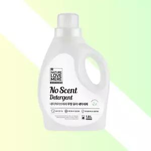 네이쳐러브메레 아기세탁세제 무향 용기형 1800ml 유아세탁세제 아기옷세제 베이비세제 무향세제