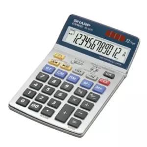 샤프 계산기 EL-337C 1개회계 CPA 탁상형 장부 가계부 사무용 가정용 일반 금융