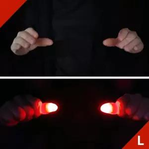 JL매직 딜라이트 대형 10개입 (살색덤팁-1쌍)-일반형 이동하는불빛 뉴버전 케이스포장손가락 마술 도구 용