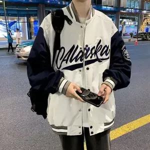 [하프클럽/]가을 간절기 남녀공용 루즈핏 바시티 야구점퍼 2컬러 데일리 레