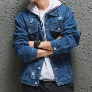 [하프클럽/]남자 봄 가을 연청 진청 워싱 청자켓 데님자켓 아우터 데일리 캐