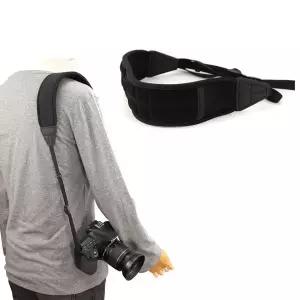 [셀러에이드]카메라 스트랩 블랙 가죽 미러리스용 120cm