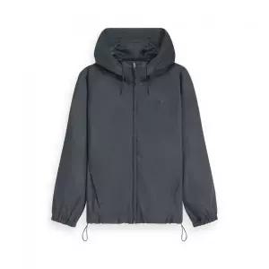 OIOI COLLECTION 유광 코팅 바람막이 [BLACK]