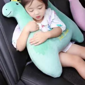 동물 안전벨트커버 쿠션 자동차 벨트 안전 어린이 수면 인형 슬립