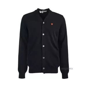 [라벨루쏘]  FW24 공용 하트 와펜 가디건 AX N080 051 1 BLACK