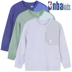 [보리보리/NBA KIDS]NBA 우븐믹스 포켓 맨투맨(K231TP030P SET)(K231TS030P)