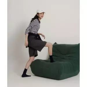 빈폴 BEANPOLE LADIES 분또 스트라이프 긴소매 폴로 티셔츠 네이비 (BF6241C12R) BF6241C12R 290194