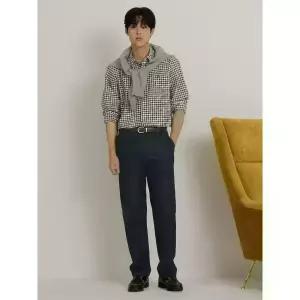 [빈폴] 여름 텍스처 컴포트핏 치노 팬츠 - 네이비 (BC6321C13R)