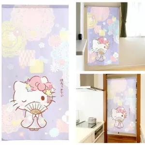 산리오 헬로키티 노렌(커튼/가림막)_일본풍(974987) W85xH150cm