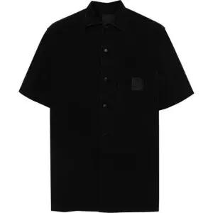 지방시 MUST IT_GIVENCHY 로고 패치 코튼 반팔 셔츠 BM610E5YB1 001)