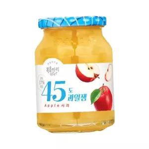 저당도 과일잼 사과 700g 빵 토핑 요거트 소스 베이킹 재료 가정용 2병 세트