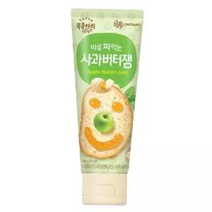 튜브형 사과 버터잼 100g 4p 빵 토스트 토핑 간편 아침식사 간식 디저트용