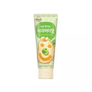 복음자리 바로 짜먹는 사과버터잼 100g 어린이 회사 탕비실 간식 여행 토스트 야식 명절선물 100g