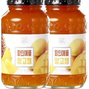 마켓다인67 파인애플망고잼1kg 2병 카페베이커리 리조트조식 빵에발라먹는