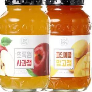 서규몬 사과잼 파인애플망고잼 1kg씩 샌드위치소스 쨈