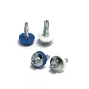 (U)육각방수피스 14X50(백색) 1봉(100) 88284피스나사 나사피스 나사 철물나사 체