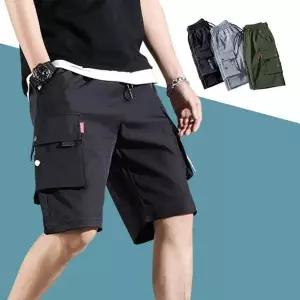 트레이닝복 5부 남자5부반바지 밴딩 남자반바지 반바지 건빵바지
