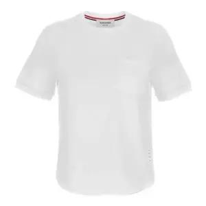 톰브라운 MUST IT_THOM BROWNE 26SS 코튼 밀라노 포켓 티 FJS223A J0055 100 124499775
