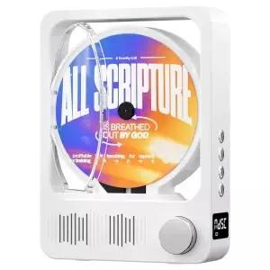 데스크탑 CD 플레이어 스피커 블루투스 53 HiFi 스테레오 사운드 리모컨 및 LED 디스플레이 먼지 커버