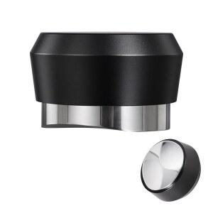 58.5mm 커피 그래비티 디스트리뷰터, MATOW 에스프레소 적응형 58mm 포터필터와 호환되는 레벨러, 독특한 스테인리스 스틸 양면 볼록 베이스를 갖춘 오토 레벨링 디스트리뷰터