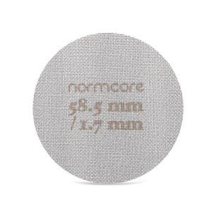 노름코어 58.5mm 퍽 스크린 - 하부 샤워 에스프레소 포터필터 필터 바스켓 58mm 1.7mm 두께 150 m 316 스테인리스 스틸용 메탈 커피 재사용