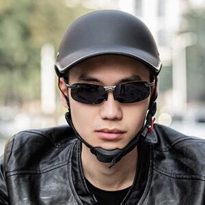 오토바이 반모 하프 헬멧 야구 모자 유니버설 헬멧 전기 자전거 헬멧 성인 남성 여성을위한 자전거 클래식