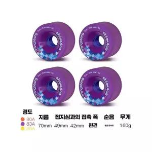 롱보드 휠 65mm 오랑가탕 팻프리 제품