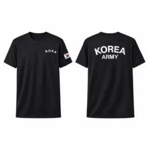 반팔티 반팔티셔츠 단체 로카티 기능성 반팔 군대 유니 체육대회 쿨링 반팔티 코리아 로카 육군 티셔츠