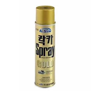 일신 락카 스프레이 금색 420ml 일신케미칼 일신락카스프레