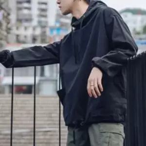 [RIZPICK]가을 여성 긴팔 기모 후드 보온 주말룩 바람막이 오버핏바람막이