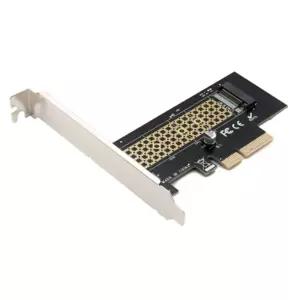 PCIe 4x슬롯 NVMe M.2 SSD 장착 브라켓 PCI장착 M키하드 연결기
