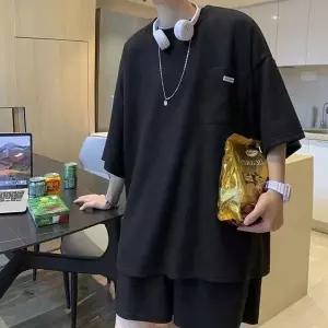 [하프클럽/]남성 오버핏 셋업 캐주얼 룩