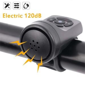 자전거 전기 벨 USB 충전 경적 MTB 산악 경고 안전 링 방수 사이클링 액세서리