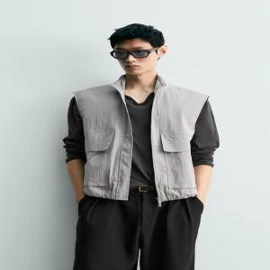 ZARA 하이테크 릴렉스핏 베스트 - 그레이 / 블루 9621/452/055