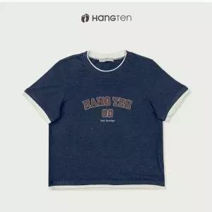 행텐 여성웨일레터링레이어드티셔츠 1053013164231ESH 3389479