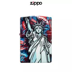 ZIPPO 47168 LIBERTYL 지포 레이디 리버티 라이터 오일 방풍 휴대용 미니 자유 여신상 선물 EDC 한강사